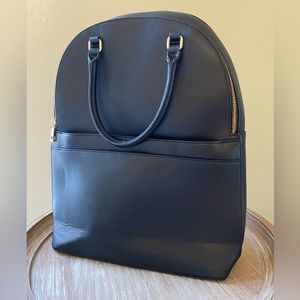 Target A New Day Black Faux Leather Commuter Backpack - Pre Loved